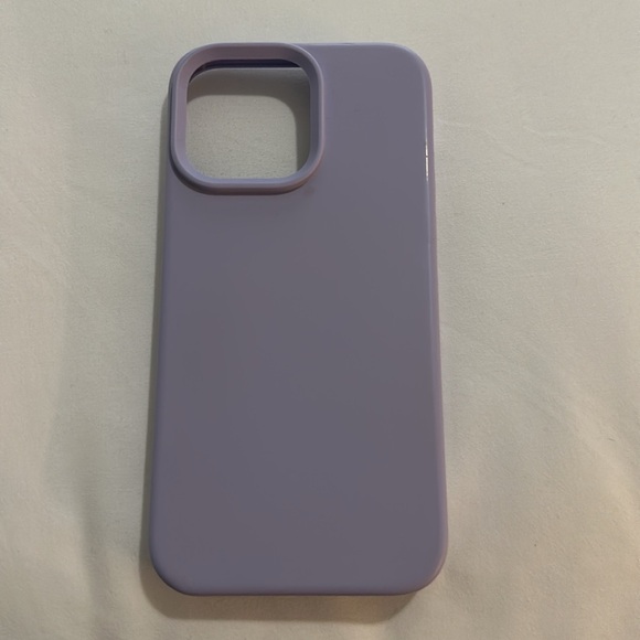 OTOFLY iPhone 14 Pro Max Silicone Shockproof Slim Thin Phone Case in Lavender - Picture 7 of 9